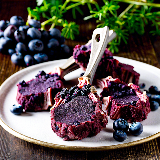 Blueberry Spice Encrusted Lamb Chops